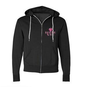 OFFICIAL BROADWAY &JULIET 2XL LOGO ZIP HOODIE